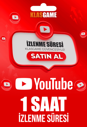 YouTube 1000 Saat İzlenme (1 Saat)